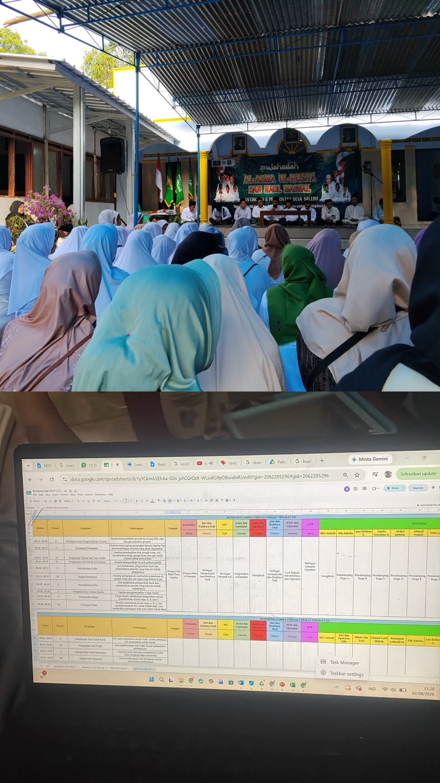 Memantapkan Persiapan Lomba dan Memperkuat Nilai Keagamaan Bersama Masyarakat Desa Salebu