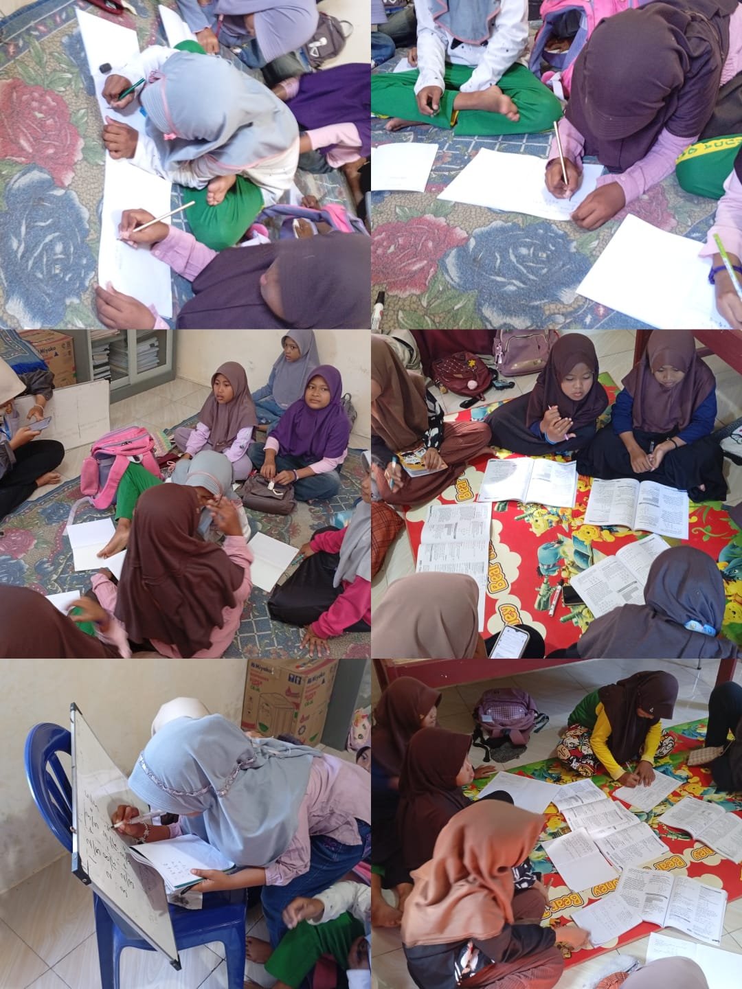 DAY 26 | KKN-L 36 Grugu Rangkul Siswa MI Nurul Huda dalam Bimbel "Lentera Cita" dan Pelayanan Umum Perpustakaan Desa