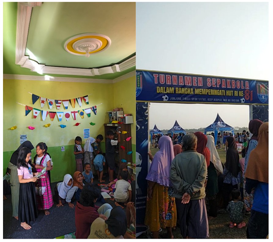 Diskusi Persiapan Program Kerja Mingguan termasuk Program Apresiasi Literasi Desa dan Silaturahmi dengan Warga Desa Karangrena melalui Kegiatan Lomba Sepak Bola