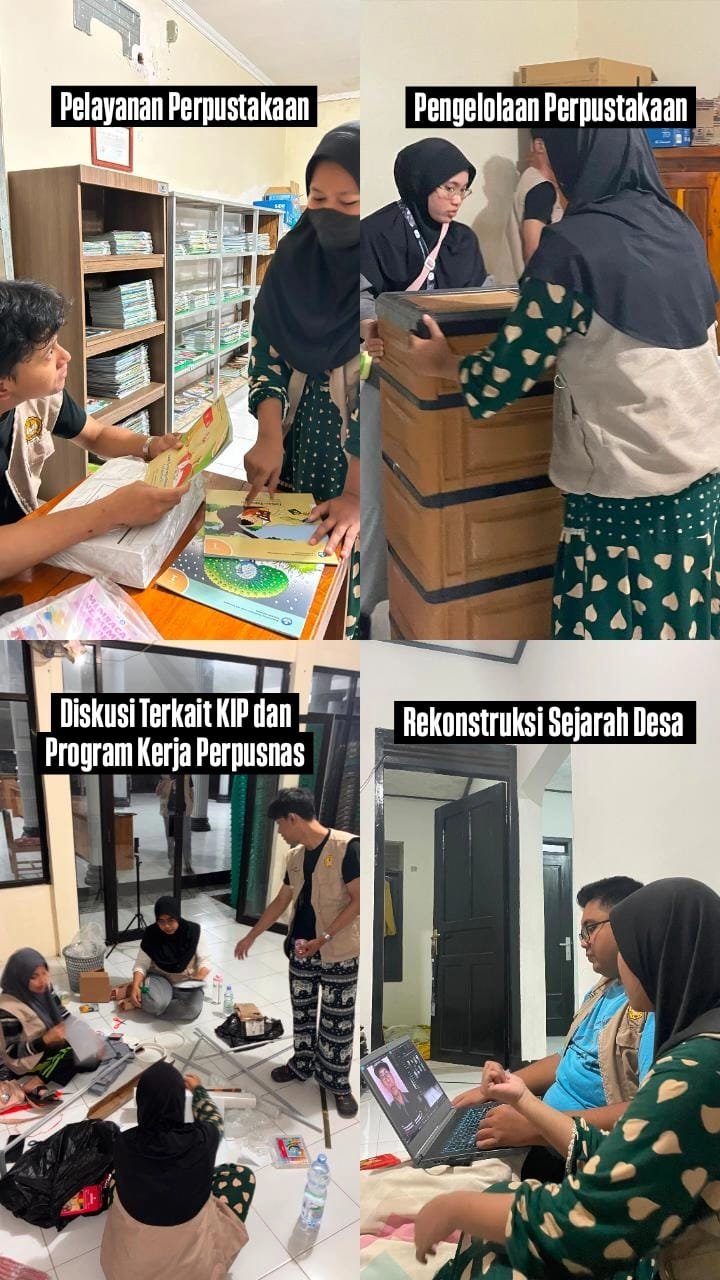 Pengelolaan Perpusakaan, Pelayanan Perpustakaan, Diskusi Terkait KIP dan Proker Perpusnas, Rekonstruksi Sejarah Desa