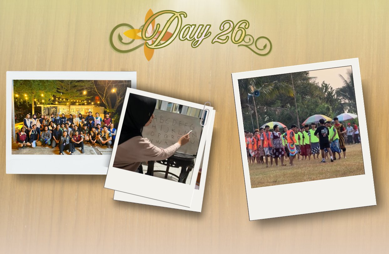 Day 26 - Kegiatan Agustus-an, Bimbingan Belajar Membaca, dan Rapat Kormades