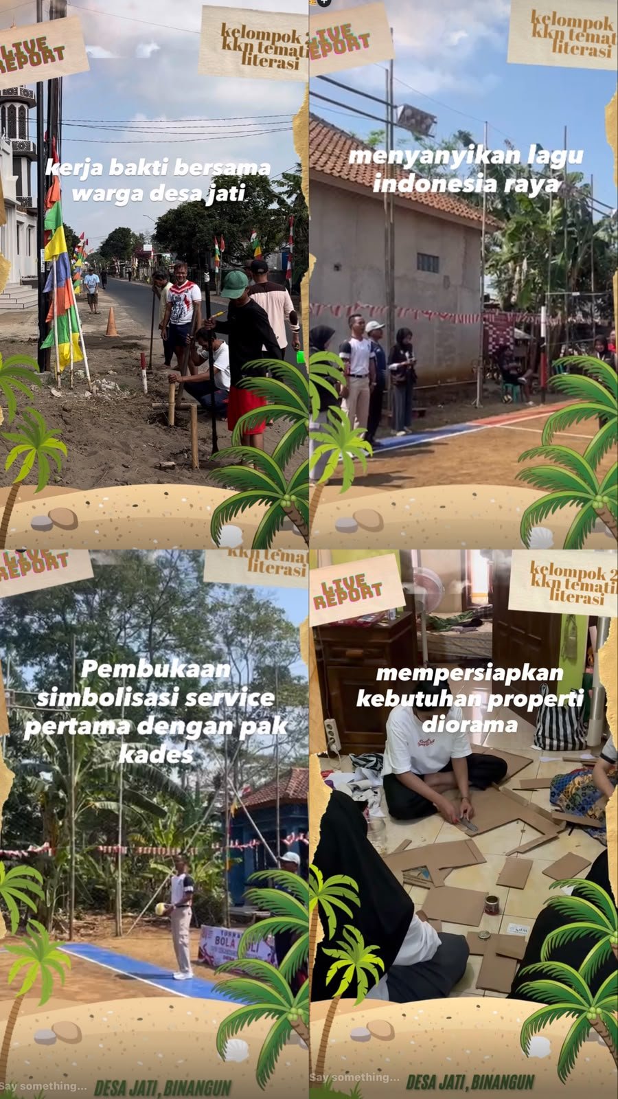 Kegiatan hari ke 26 KKN Literasi kelompok 26
