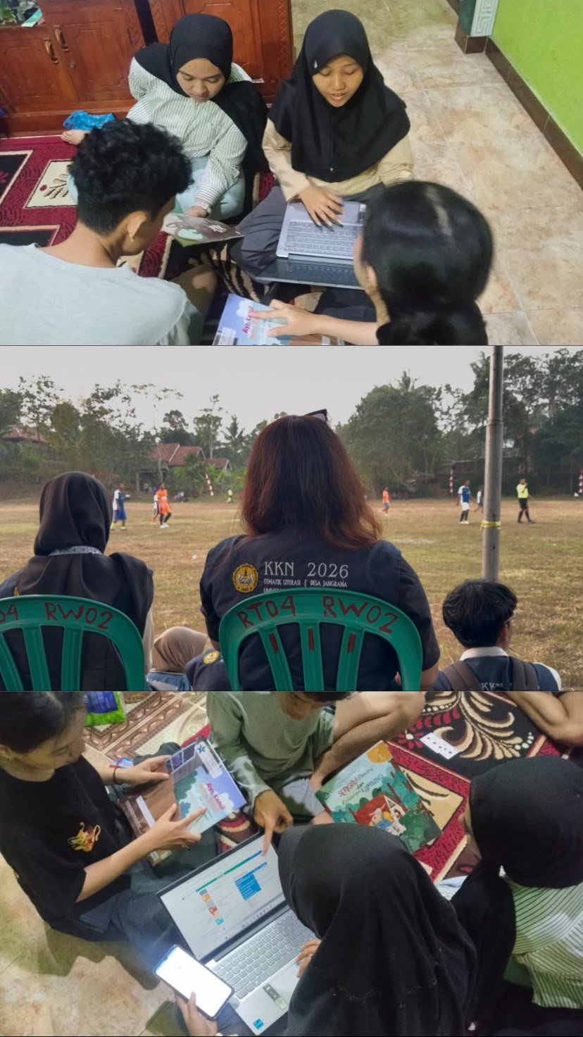 Persiapan Program Kerja Menulis Cerita Berbasis Isi Buku Bacaan