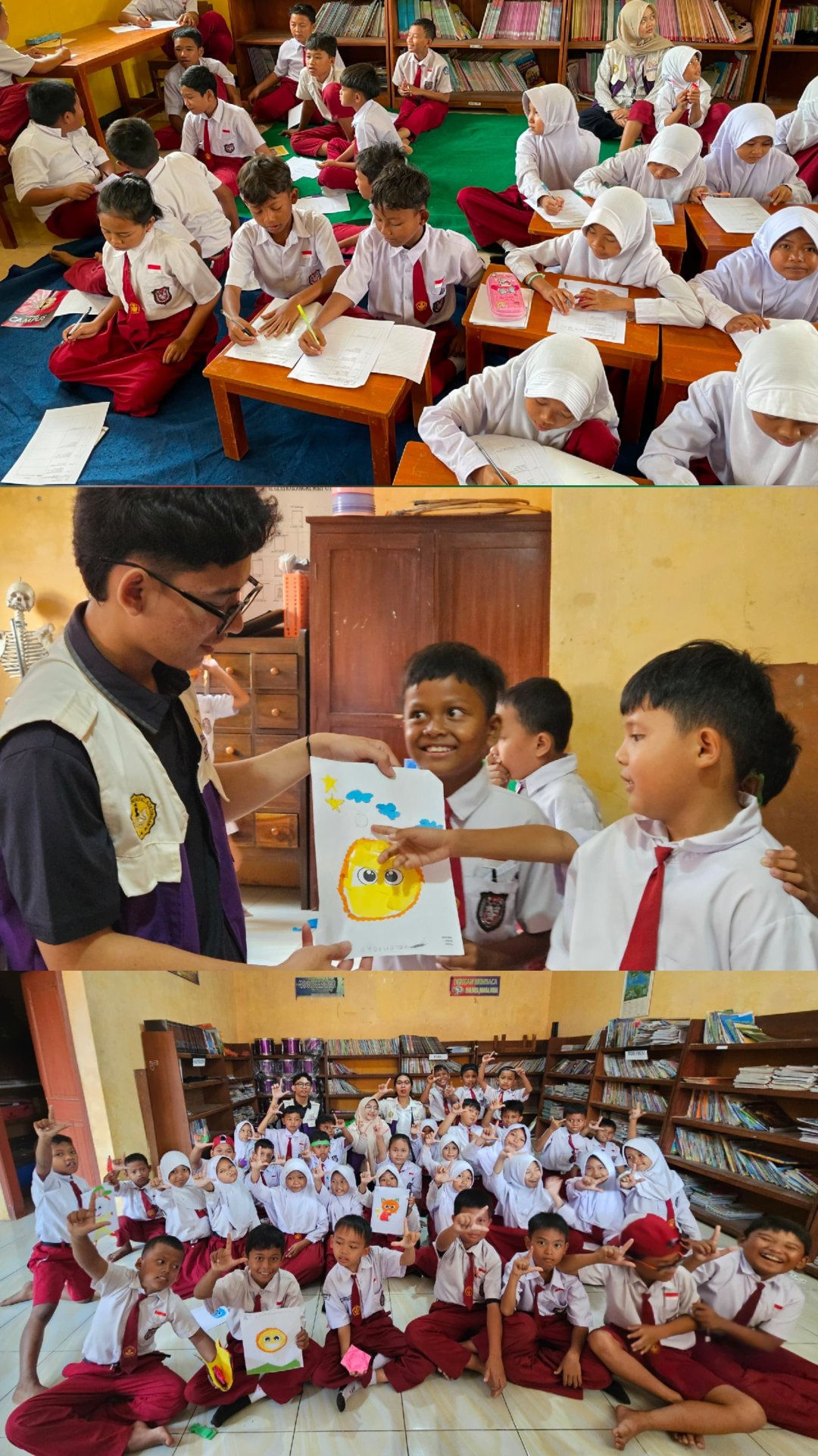 Pelayanan Perpustakaan, Membuat Proyek, dan Menulis Cerita Berbasis Buku Bacaan