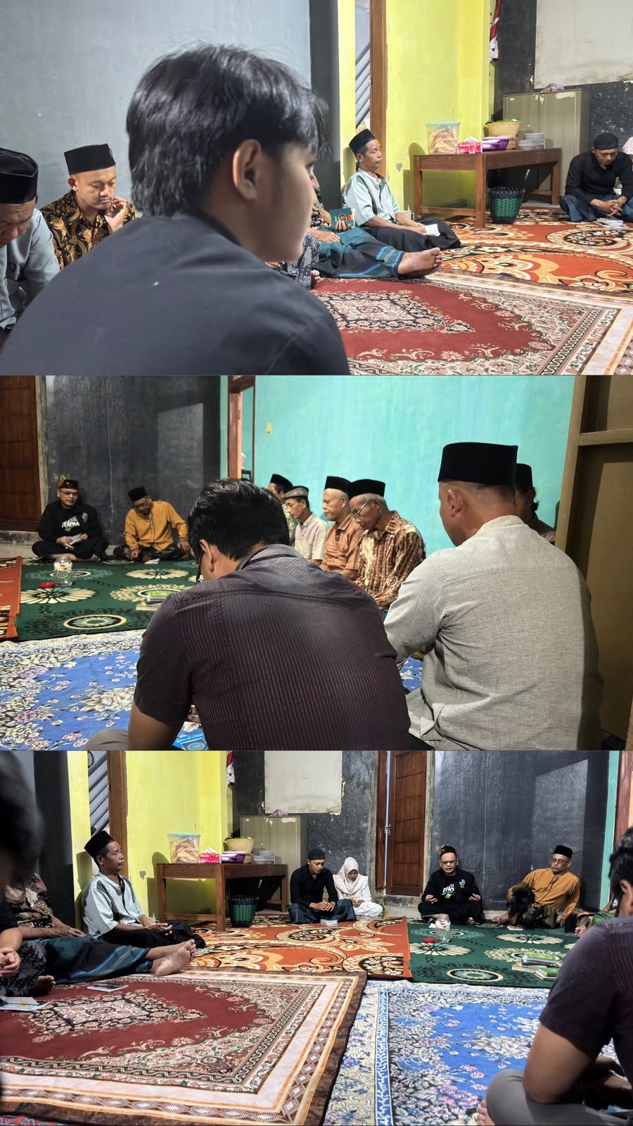 Hari ke-27, Membantu warga mempersiapkan dan melaksanakan yasinan yang dilakukan di posko kami.