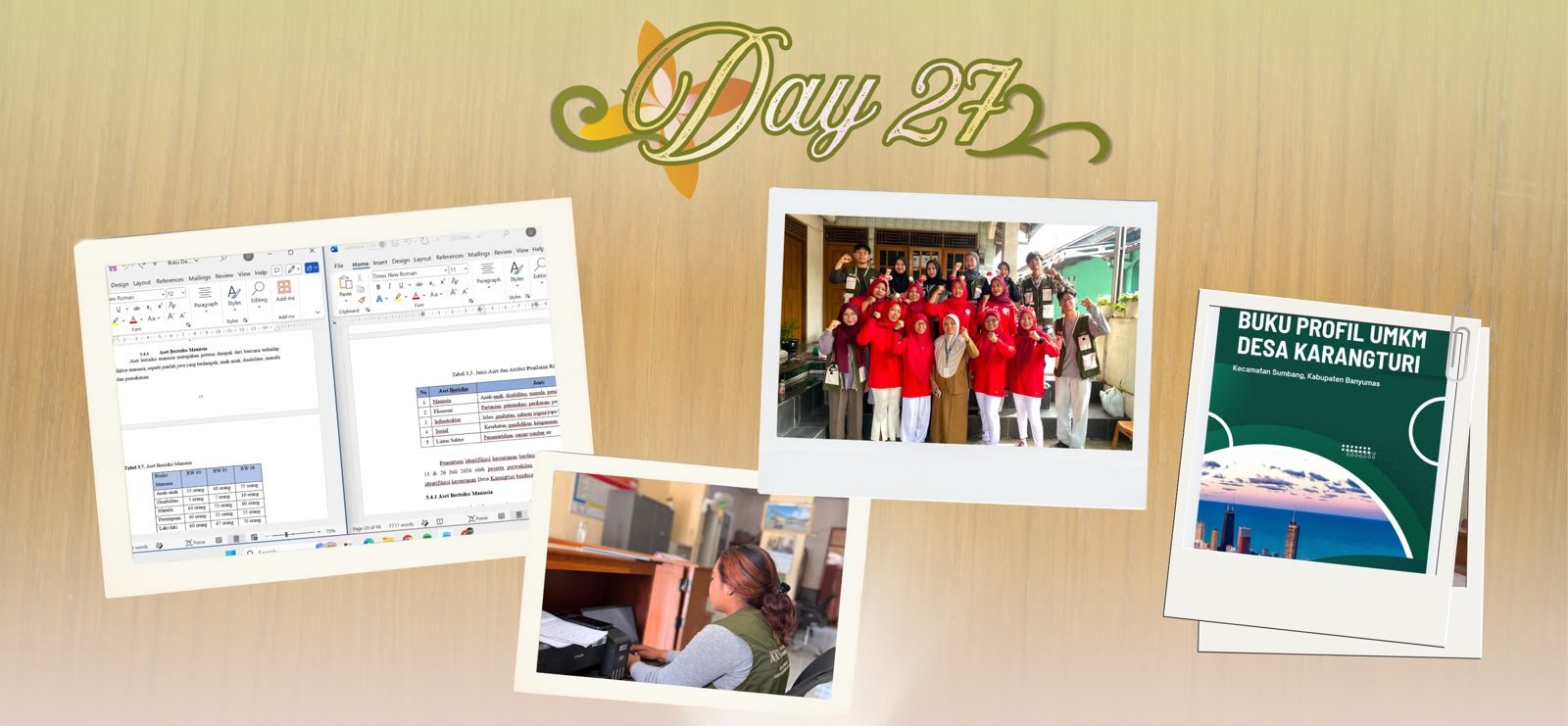 DAY 27 - Bersama Masyarakat, Membangun Desa Melalui Pelayanan dan Pendataan