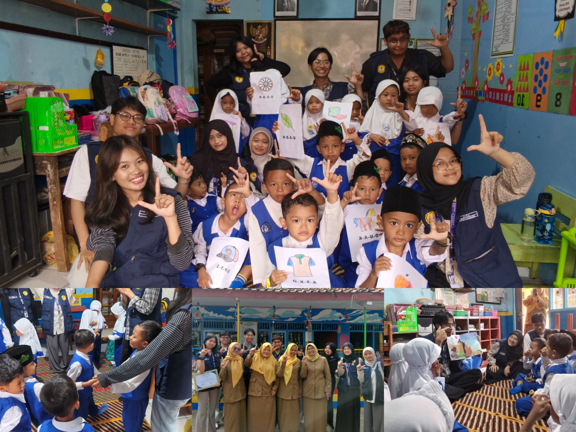 Kegiatan Membaca Nyaring di TK Al Hidayah