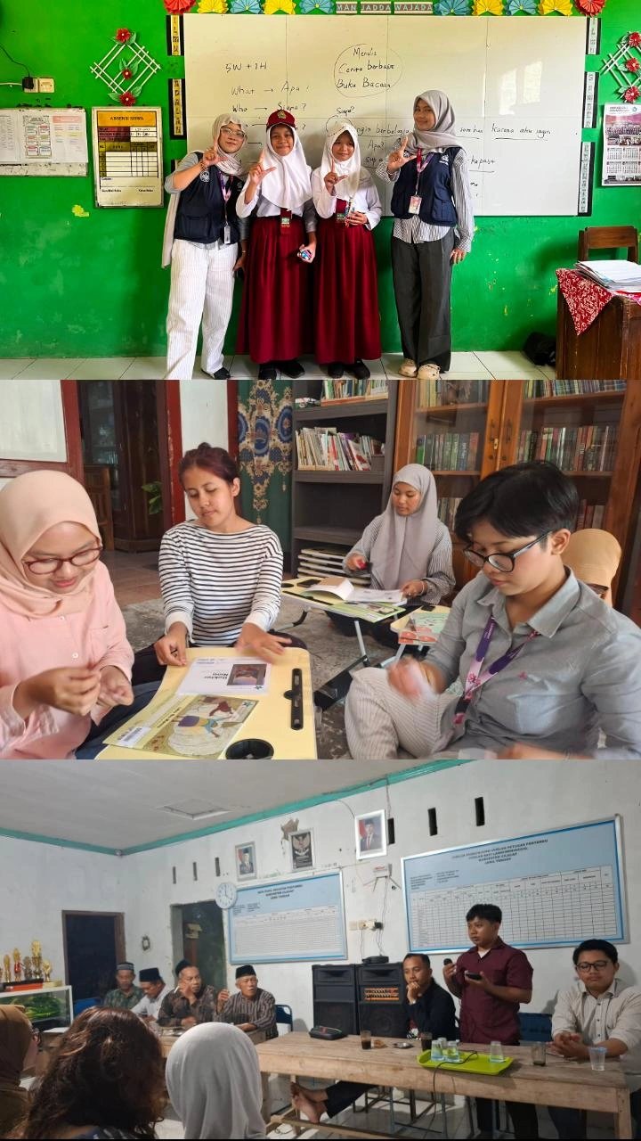 Pelaporan KKN Literasi hari ke 28 Desa Tayem Timur