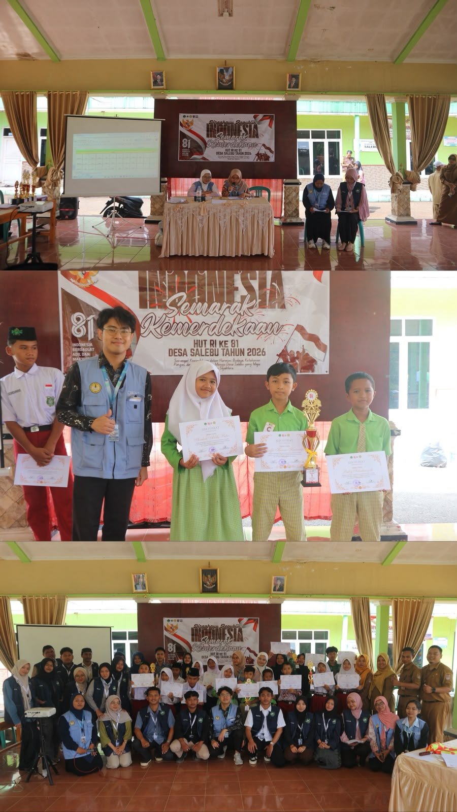 Puncak Apresiasi Literasi melalui Lomba Cerdas Cermat Tingkat Desa Salebu