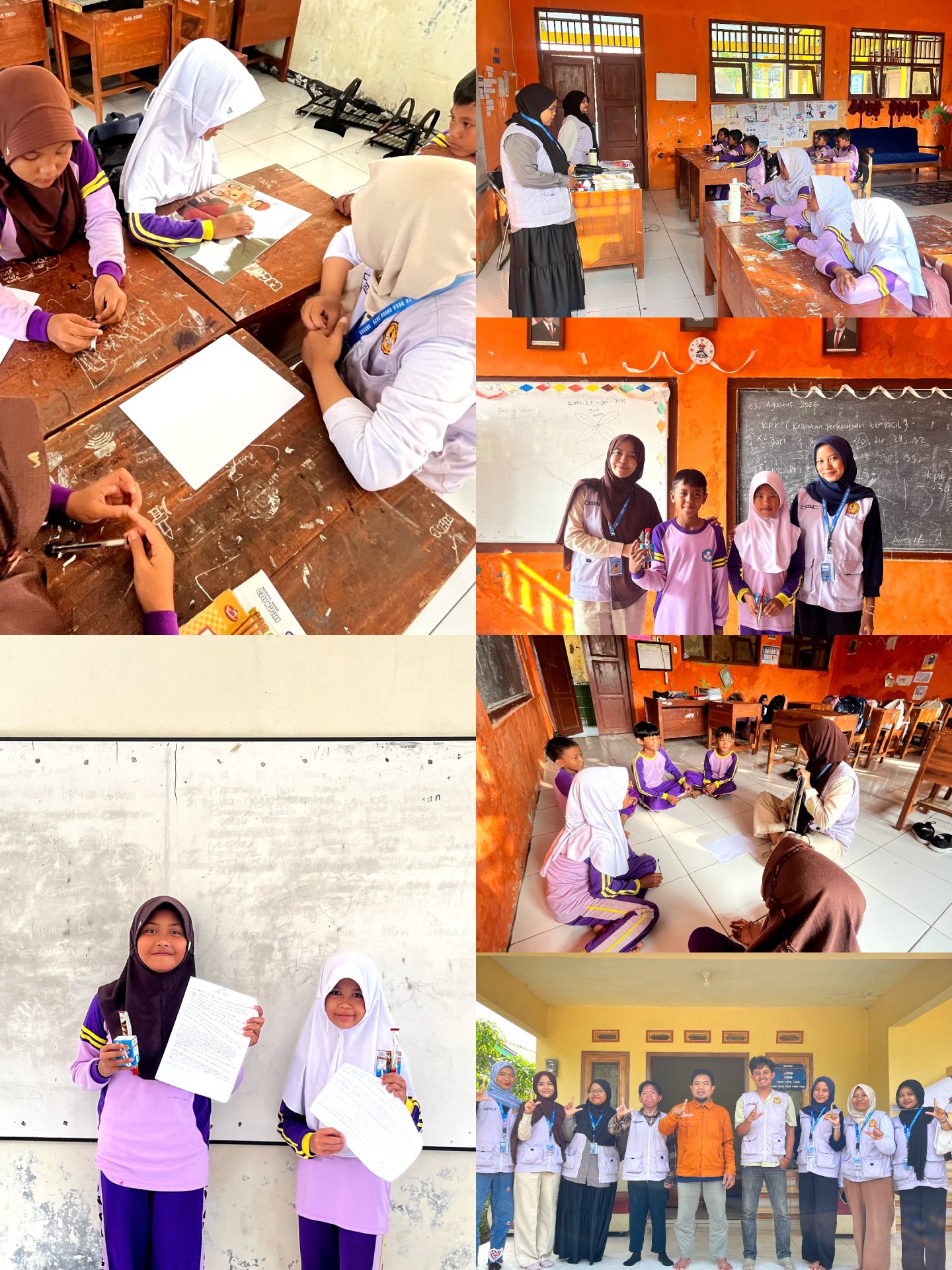 DAY 28 | KKN-L 36 Grugu Ikuti Monev DPL, Ajak Siswa SDN Grugu 02 Menulis Cerita Berbasis Bahan Bacaan, dan Buka Layanan Perpustakaan