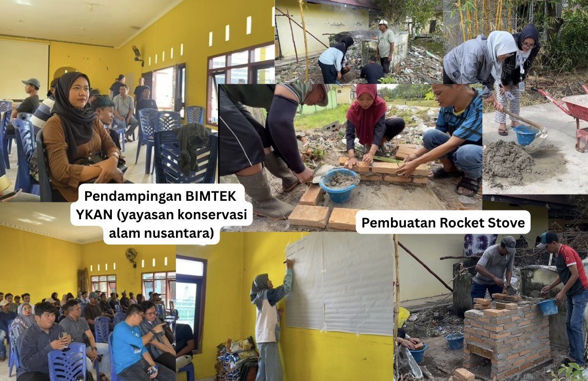 Pembuatan Rocket Stove dan Pendampingan Sosialisasi Struktur Organisasi oleh YKAN