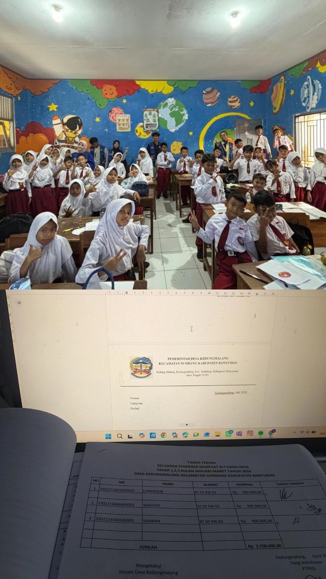 Hari ke-28 KKN Kelompok 14 Desa Kedungmalang