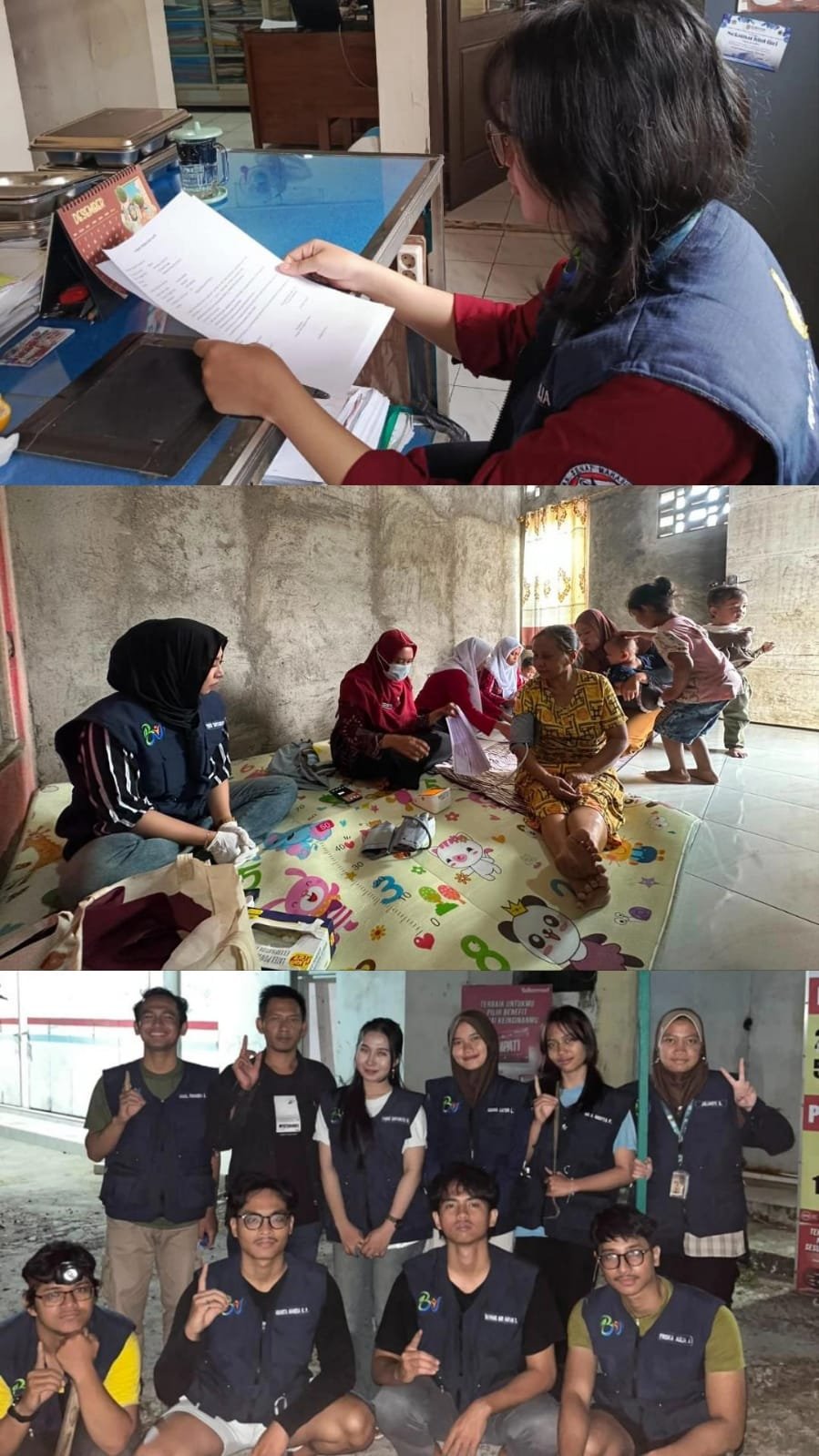 Piket desa, Posyandu RW 4, dan Pemasangan Plang Jalur Evakuasi