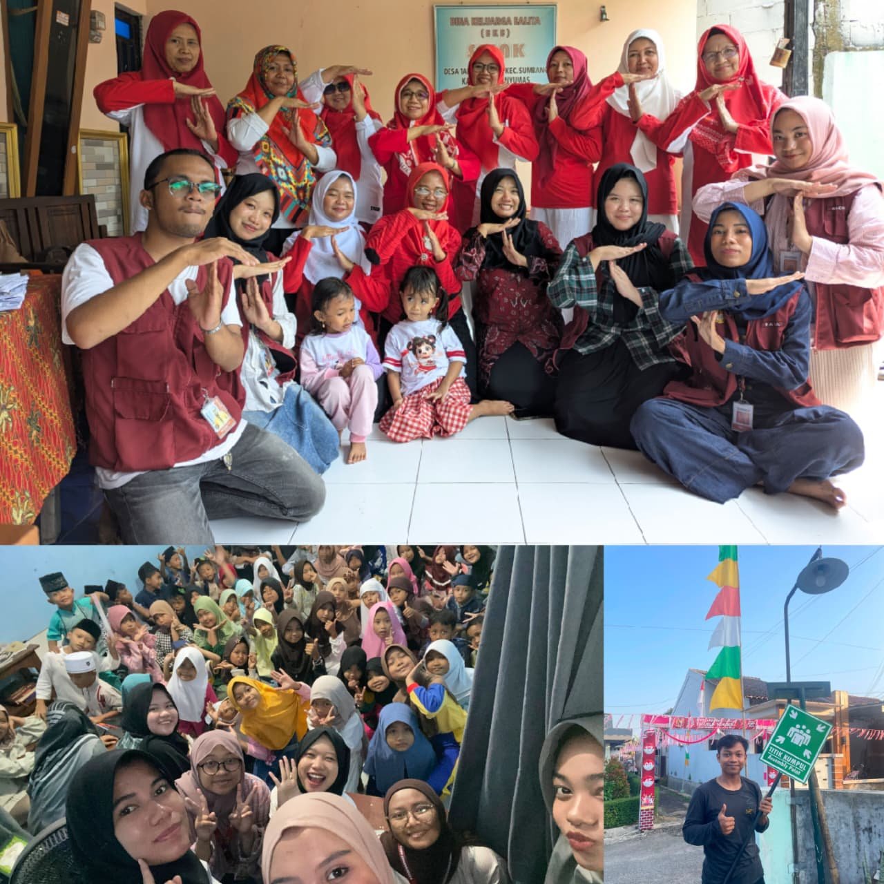 Pendampingan Posyandu dan Pembuatan Rambu Titik Kumpul