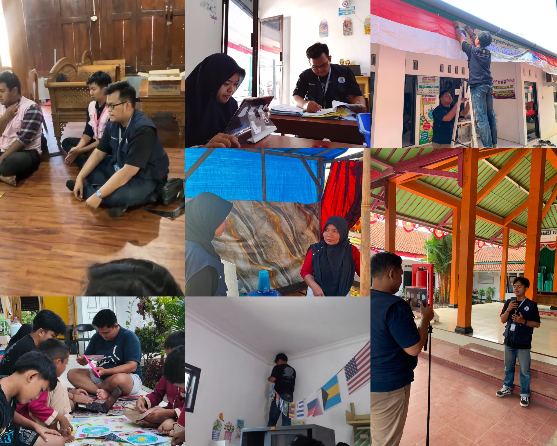 Pengelolaan Perpustakaan dan Pembuatan Alur Pelayanan dilanjutkan dengan Pembuatan QRIS