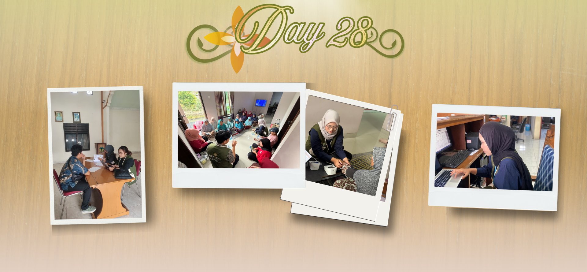 Day 28 - Pendampingan Posyandu, Piket Administrasi Desa, Penyuluhan Kesehatan Lansia, dan Survei Kebencanaan