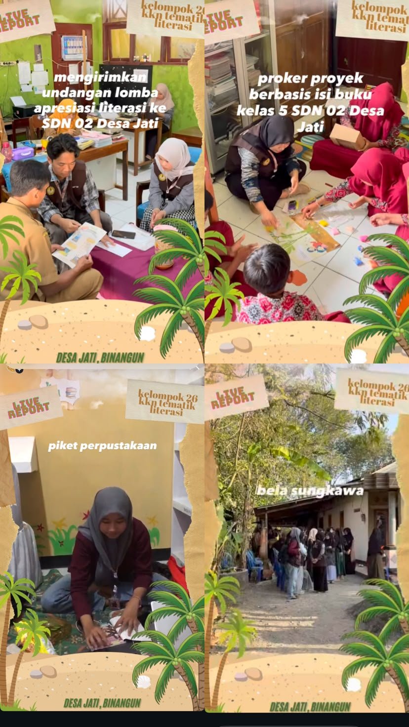 Kegiatan hari ke- 28 KKN Literasi kelompok 26