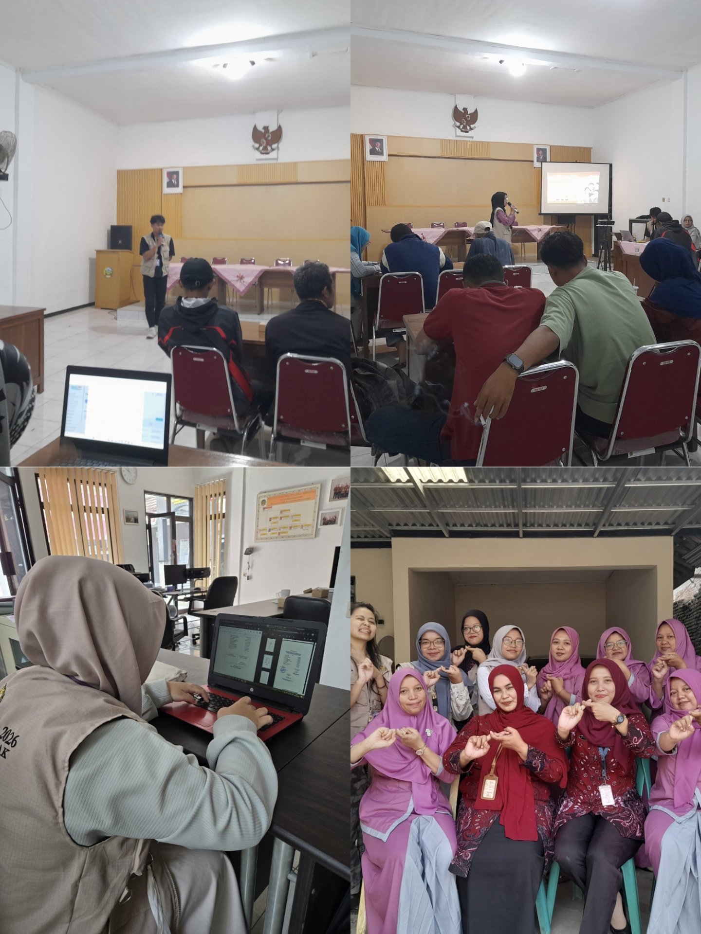 SAPA KIP (Sosialisasi & Akses Pemahaman Keterbukaan Informasi Publik), Sosialisasi Kesiapsiagaan Menghadapi Bencana, LENTERA DESA (Layanan Terpadu Administrasi Desa), Mengikuti dan membantu dalam pelaksanaan kegiatan posyandu rutin desa Karangcegak.