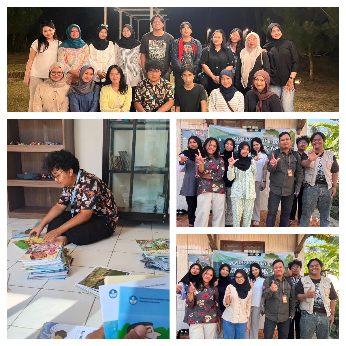 KKN Unsoed Kelompok 48 Desa Sudagaran melaksanakan pengelolaan Perpustakaan Melati Sudagaran berupa pembuatan nama panggil buku, monitoring DPL, dan diskusi serta koordinasi bersama Kelompok KKN Desa Karanggedang