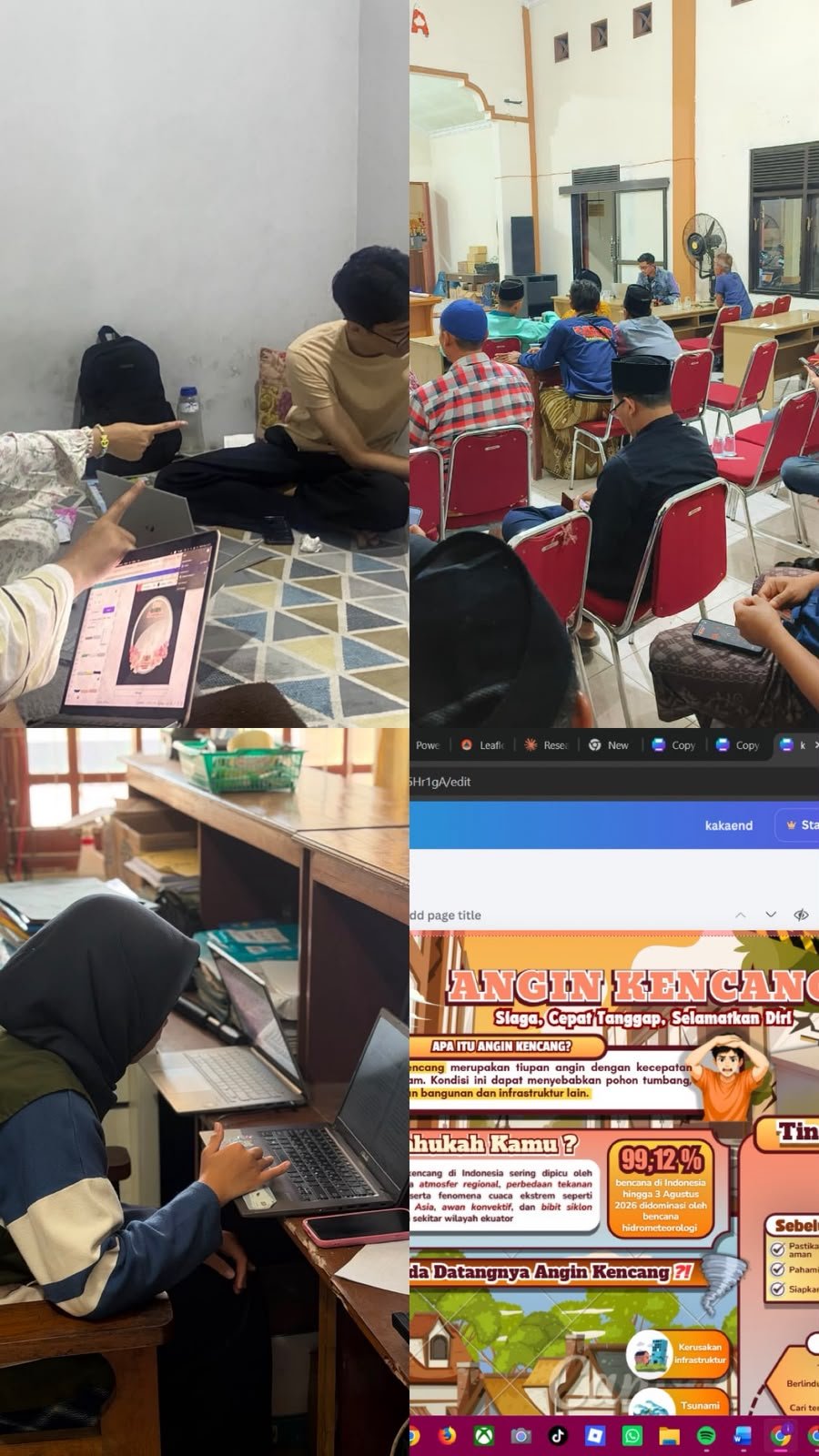 DAY 29 : Piket Desa, Rapat Mingguan KKN, Rapat Karangturi Expo dan Rapat Konsep After Movie