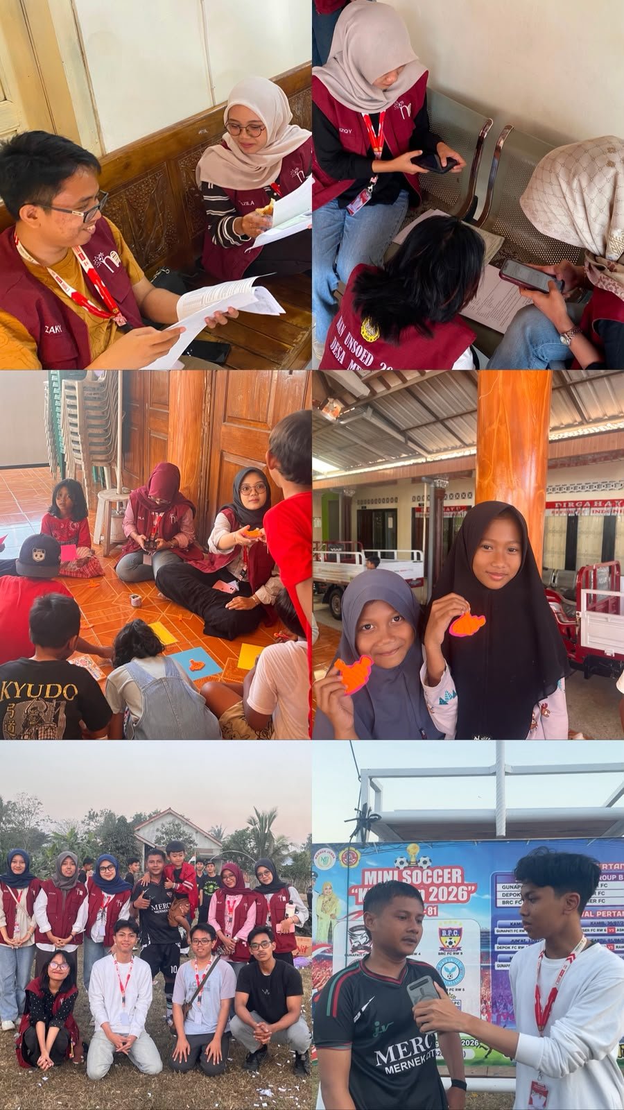 Kunjungan Literasi, Pengelolaan Perpustakaan, Pelayanan Pemerintahan Desa, dan Dokumentasi Mini Soccer "KDM Cup 2026"