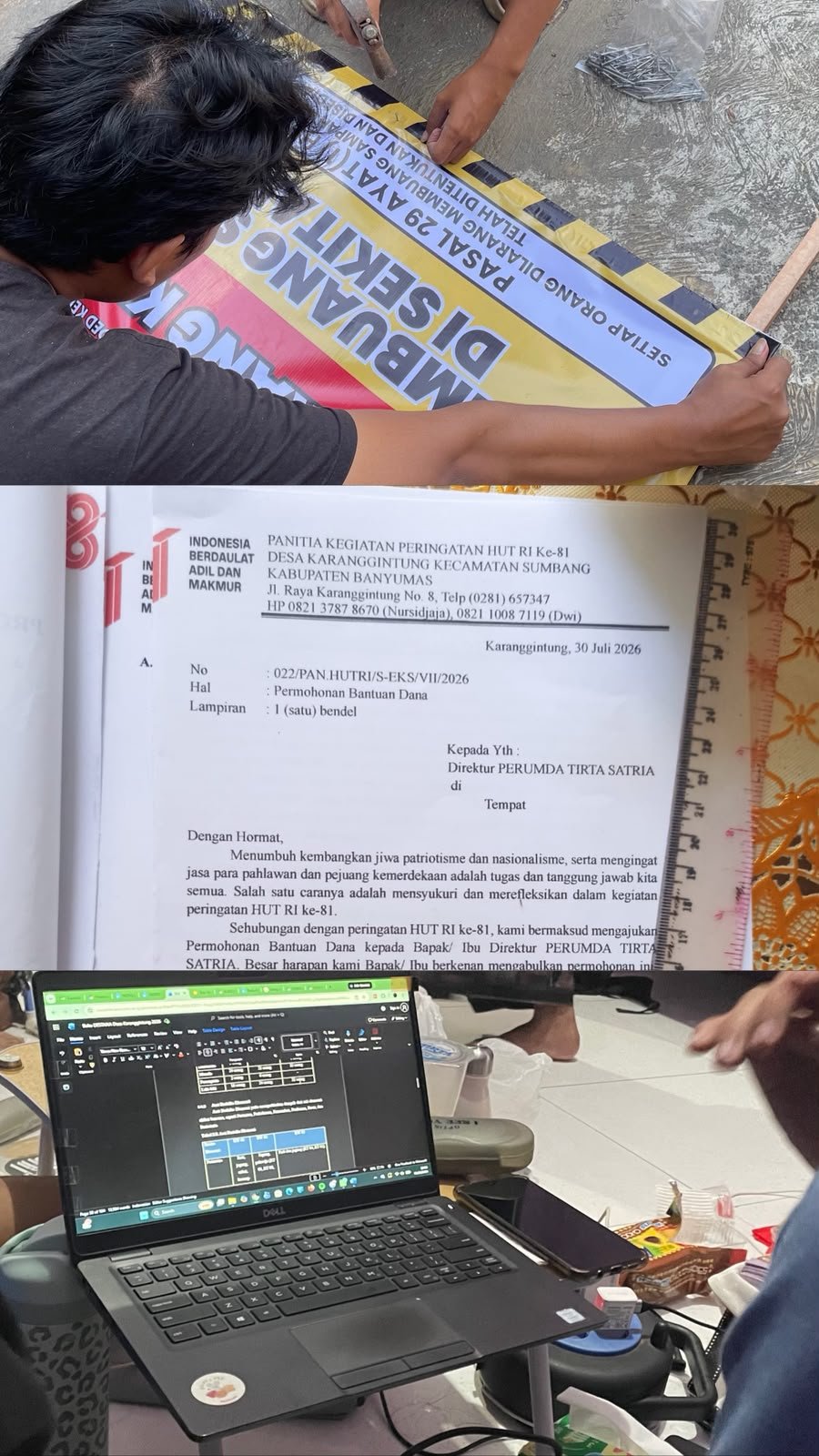 Penguatan Kebersihan Lingkungan dan Ketangguhan Desa melalui Program Kerja KKN