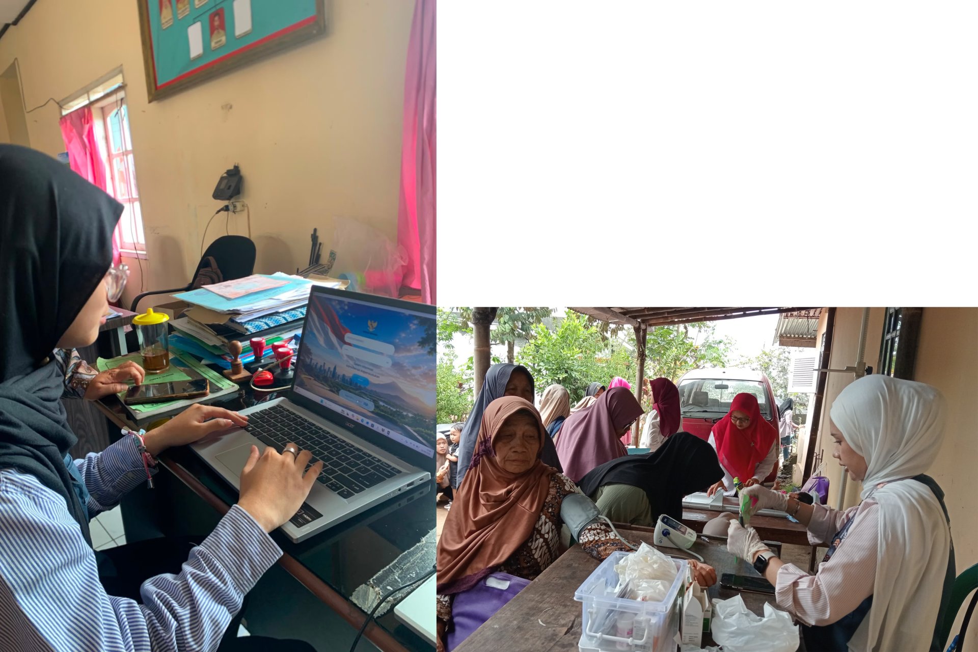 Kegiatan KKN Desa Limpakuwus Hari Ke-30: Piket Desa dan Pendampingan Posyandu RW 5