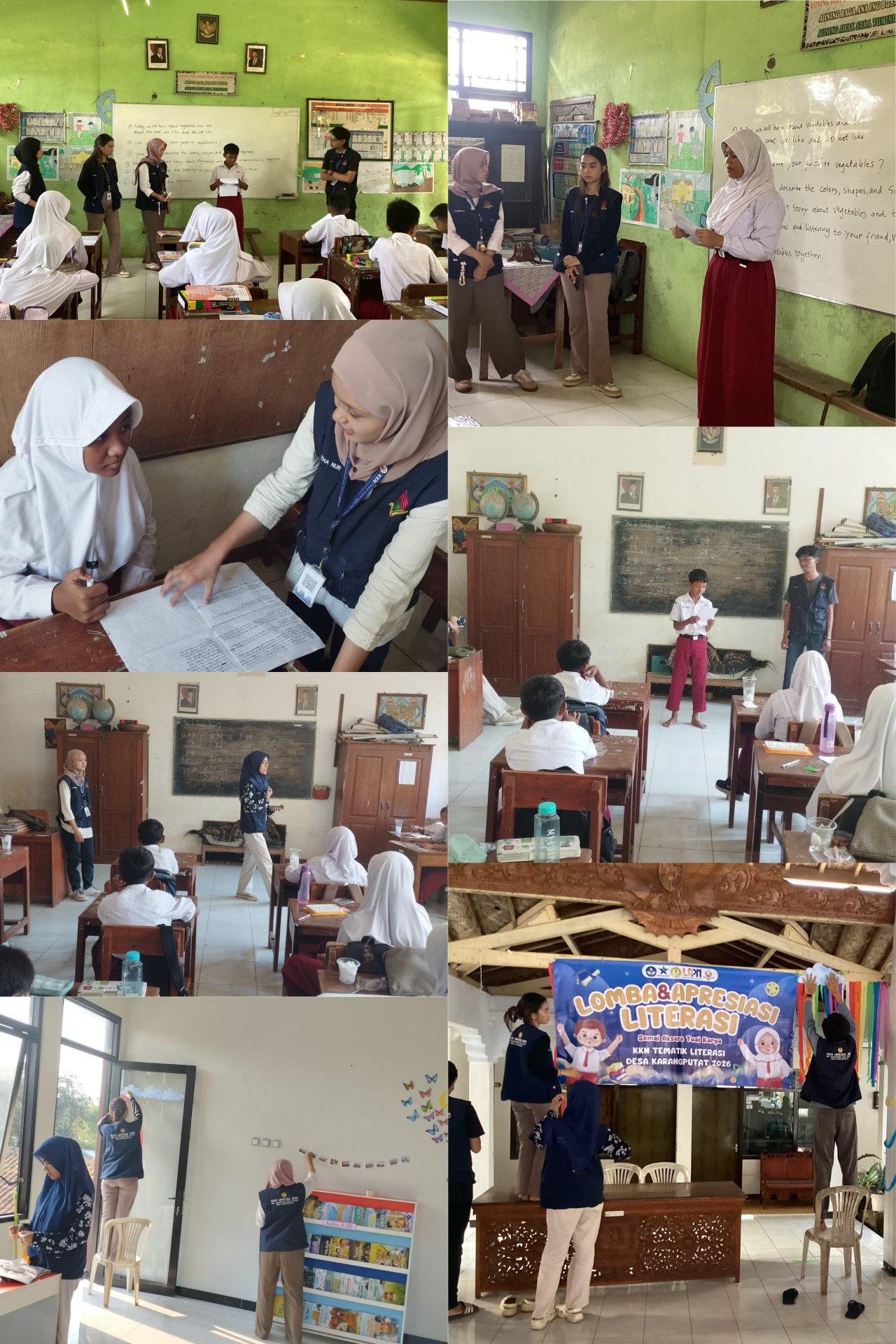 Presentasi Hasil Karya Cerita Literasi Siswa SDN 1 dan SDN 2 Karangputat