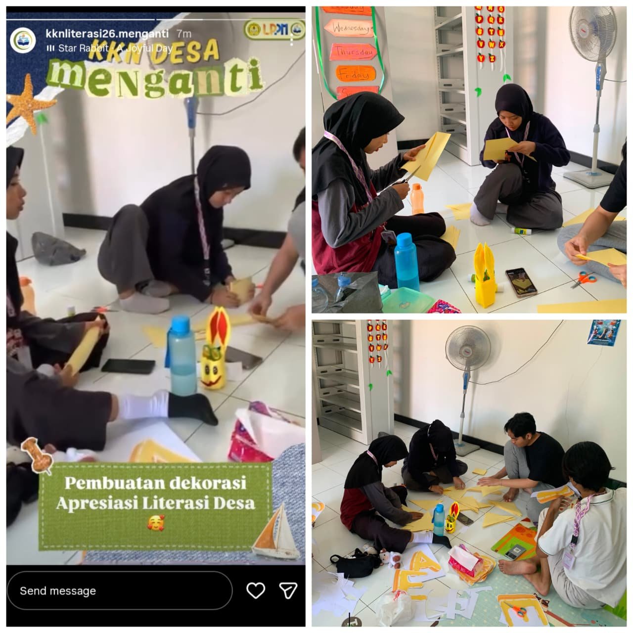Pelaporan Hari ke-30 KKN Literasi Desa Menganti