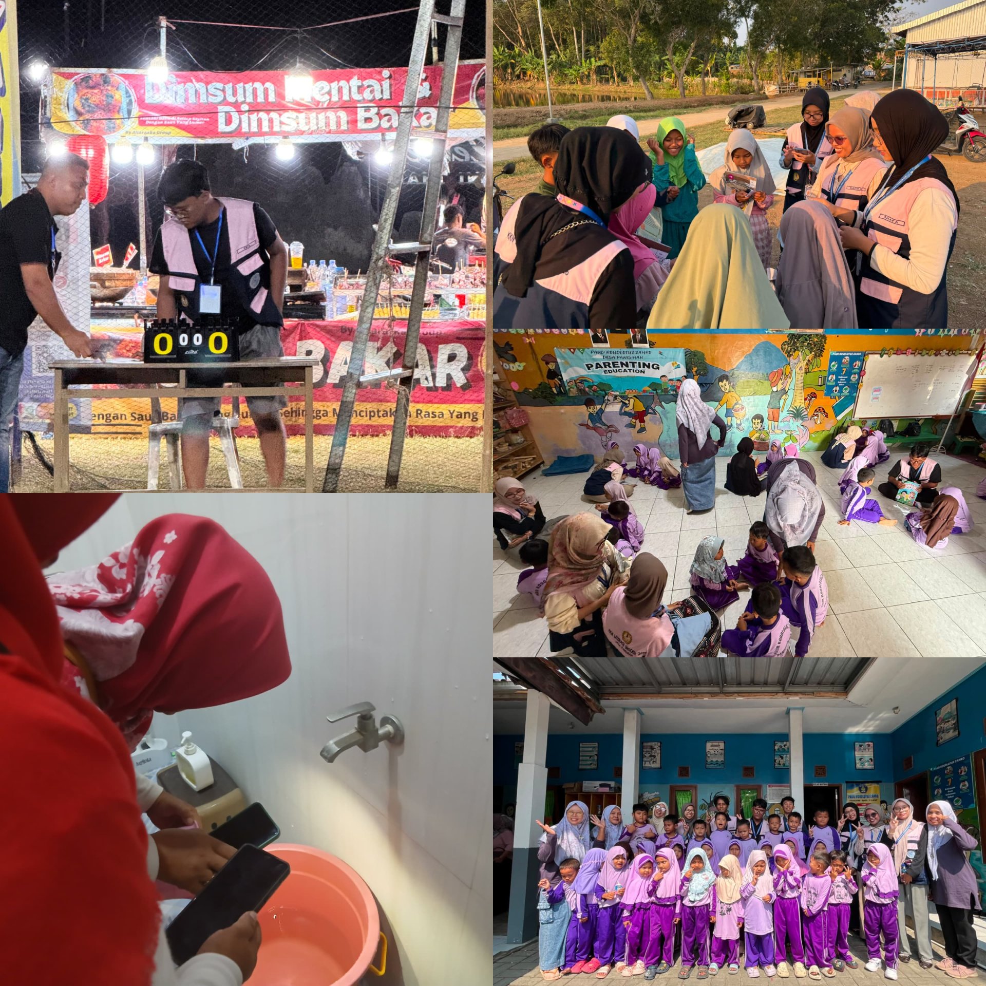 Pelaksanaan Program Membaca Nyaring, Jumantik, Gladi Bersih Lomba, dan Pembukaan Turnamen Bola Voli