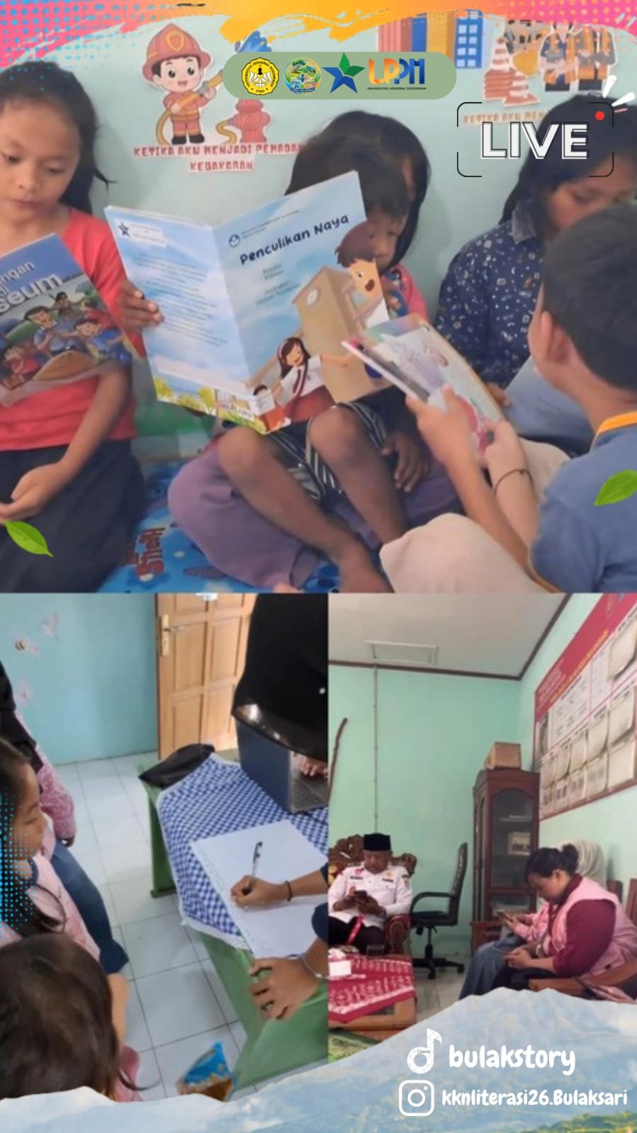 Menuju Acara Puncak Literasi Desa Bulaksari