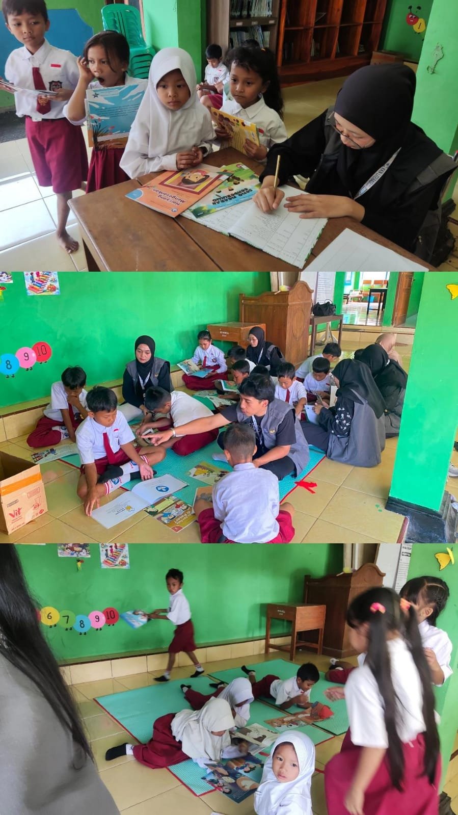 Pelayanan Perpustakaan di Oemah Baca, Kunjungan Literasi SD Kelas 5 dan 6, serta Persiapan Apresiasi Literasi Tingkat Desa