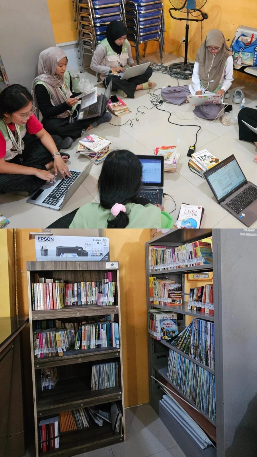 Inventarisasi Koleksi yang Terakhir, Penjajaran Koleksi, dan Penyediaan Administrasi Perpustakaan