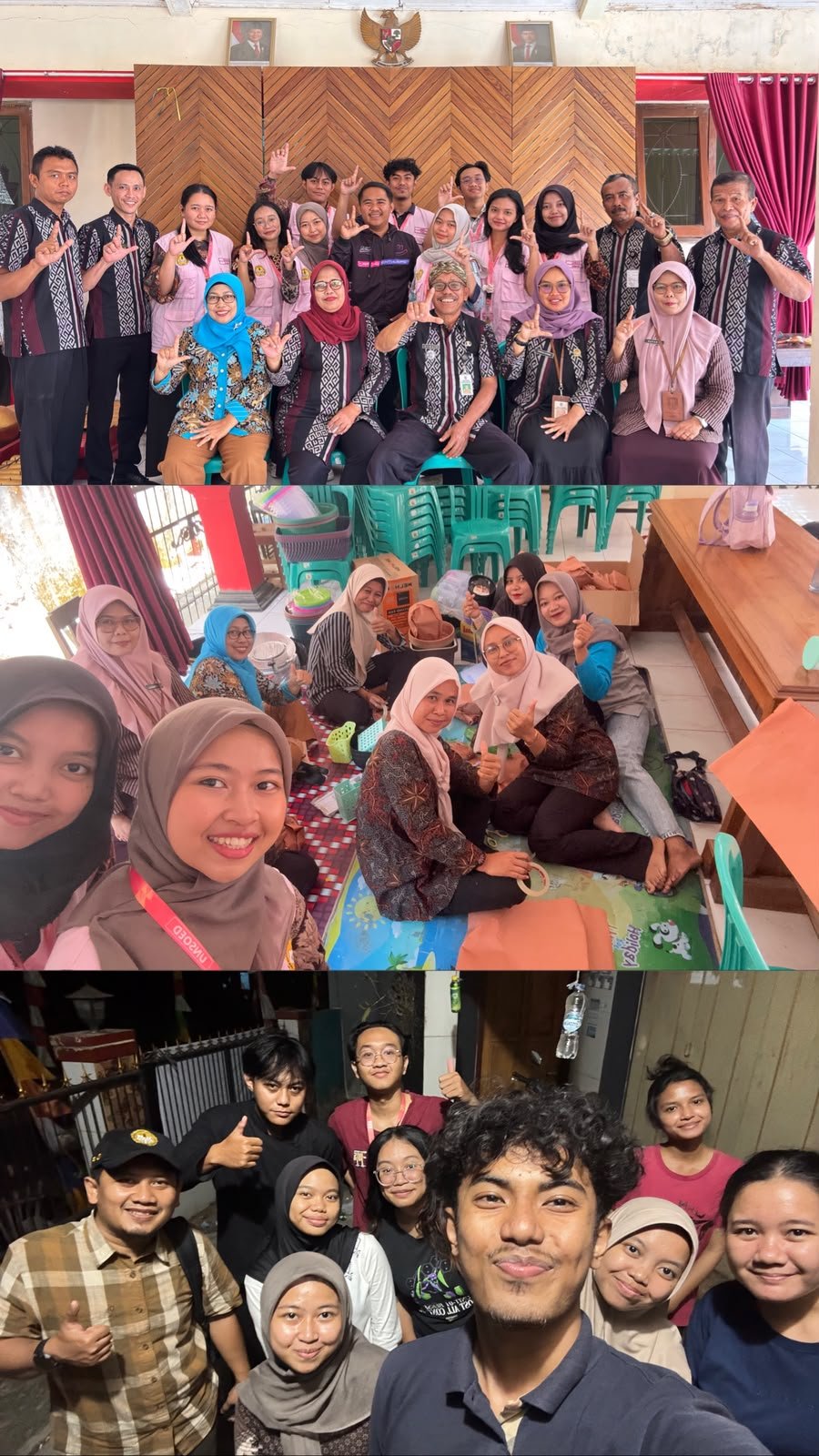 Hari ke-30, Dokumentasi Bersama Perangkat Desa, Persiapan Jalan Santai, dan Evaluasi Bersama DPL.