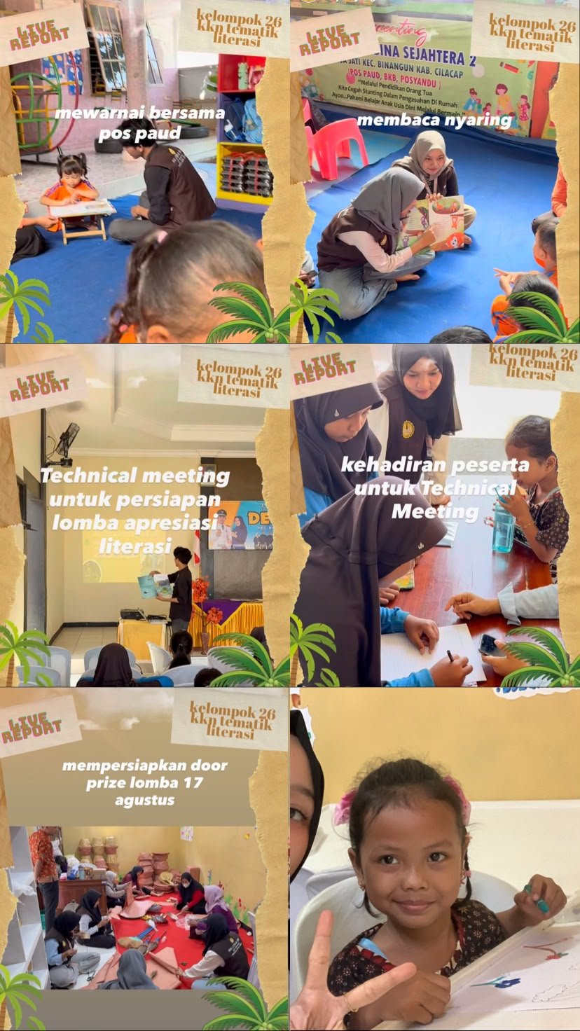 Kegiatan hari ke-30 KKN Literasi kelompok 26