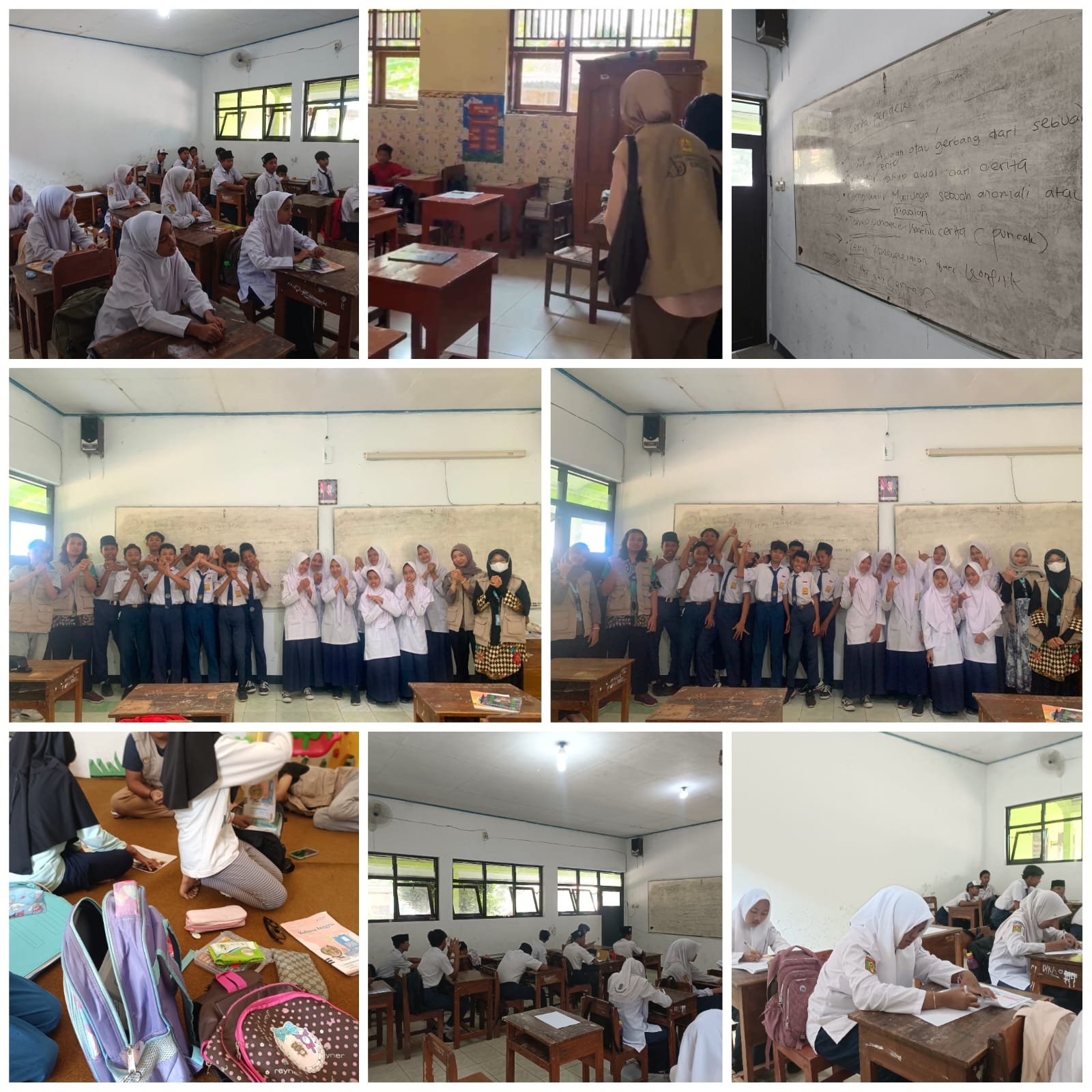 Menulis Cerita Berbasis Buku Bacaan di SMP Muhammadiyah Nusawungu