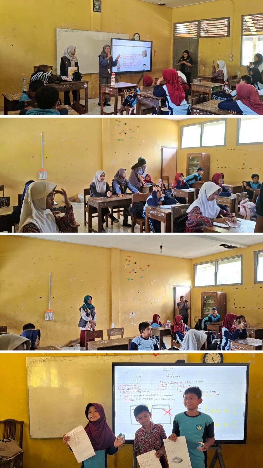 Pelaksanaan Kunjungan Literasi ke SD Negeri Karanggedang 03: Membaca Nyaring, Cerdas Mengulas Buku, dan Cipta Puisi bagi Siswa Kelas 5" oleh Tim KKN Tematik Literasi UNSOED