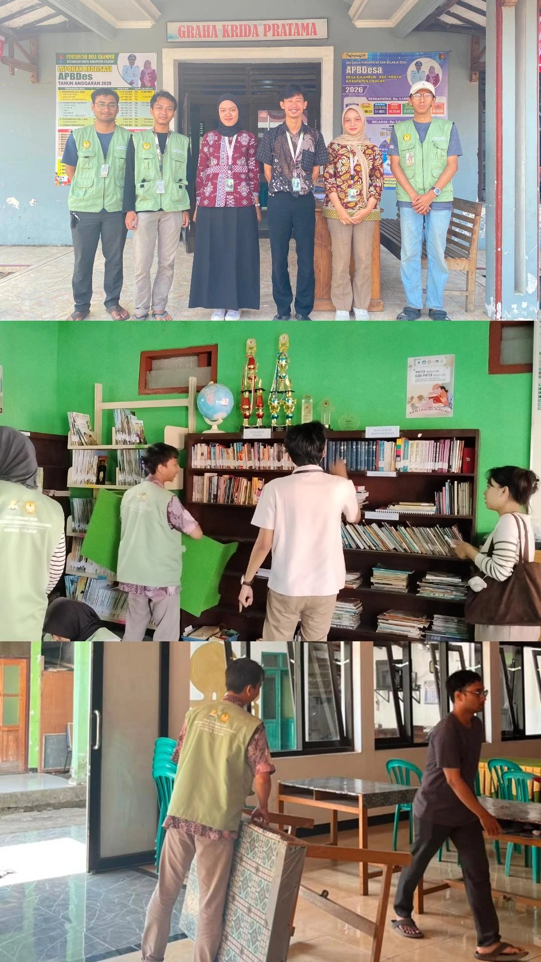 Menyambangi Program Kerja Apresiasi Desa Sikampuh, Piket Perpustakaan Desa Ngudi Sastra, dan Persiapan Program Kerja Apresiasi