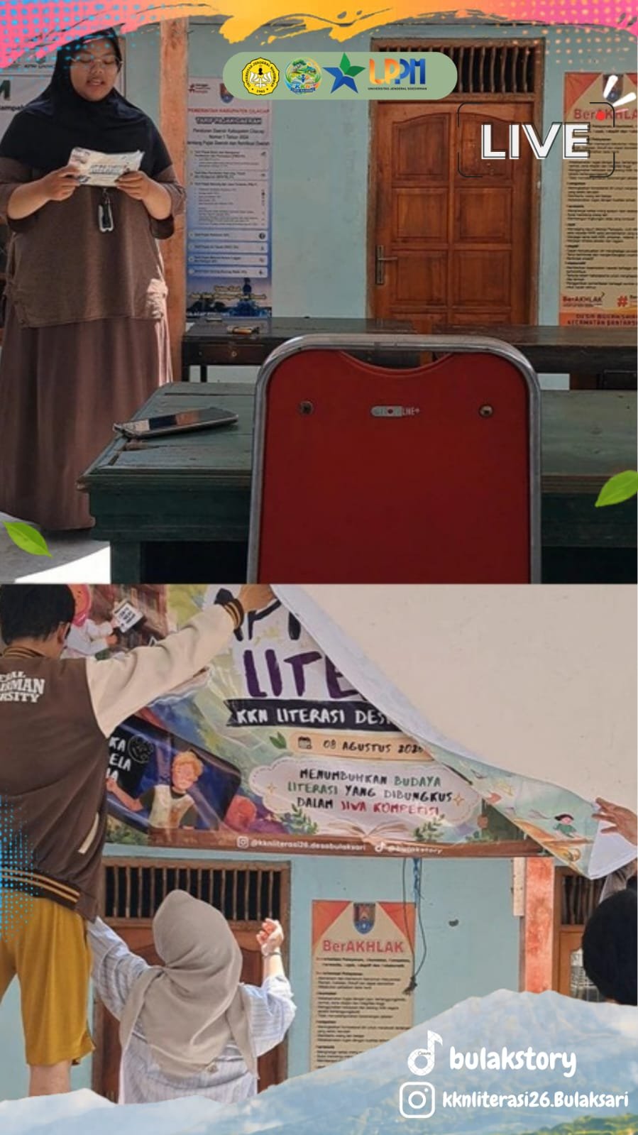Persiapan Acara Puncak Apresiasi Literasi Desa Bulaksari