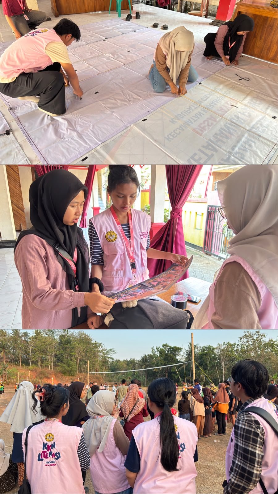 Hari ke-31, Melakukan Persiapan untuk Lomba Puisi dan Lomba Mewarnai di Balai Desa Tayem.