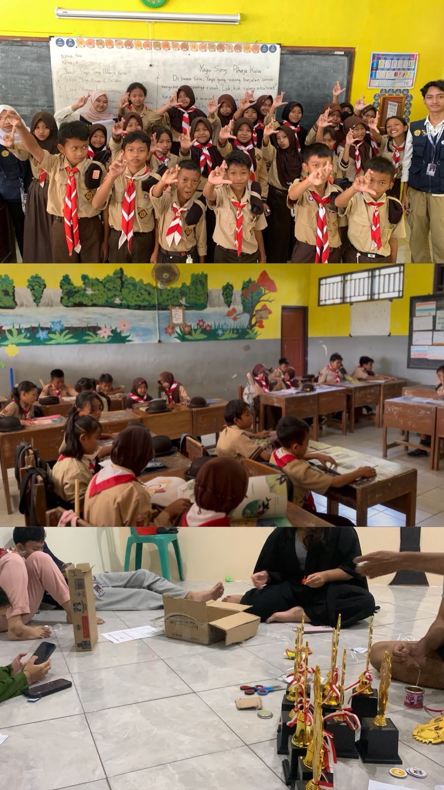 Pelaksanaan Program Kerja Menulis Cerita Berbasis Isi Buku Bacaan di SD Negeri Jangrana dan Persiapan Lomba Apresiasi Desa
