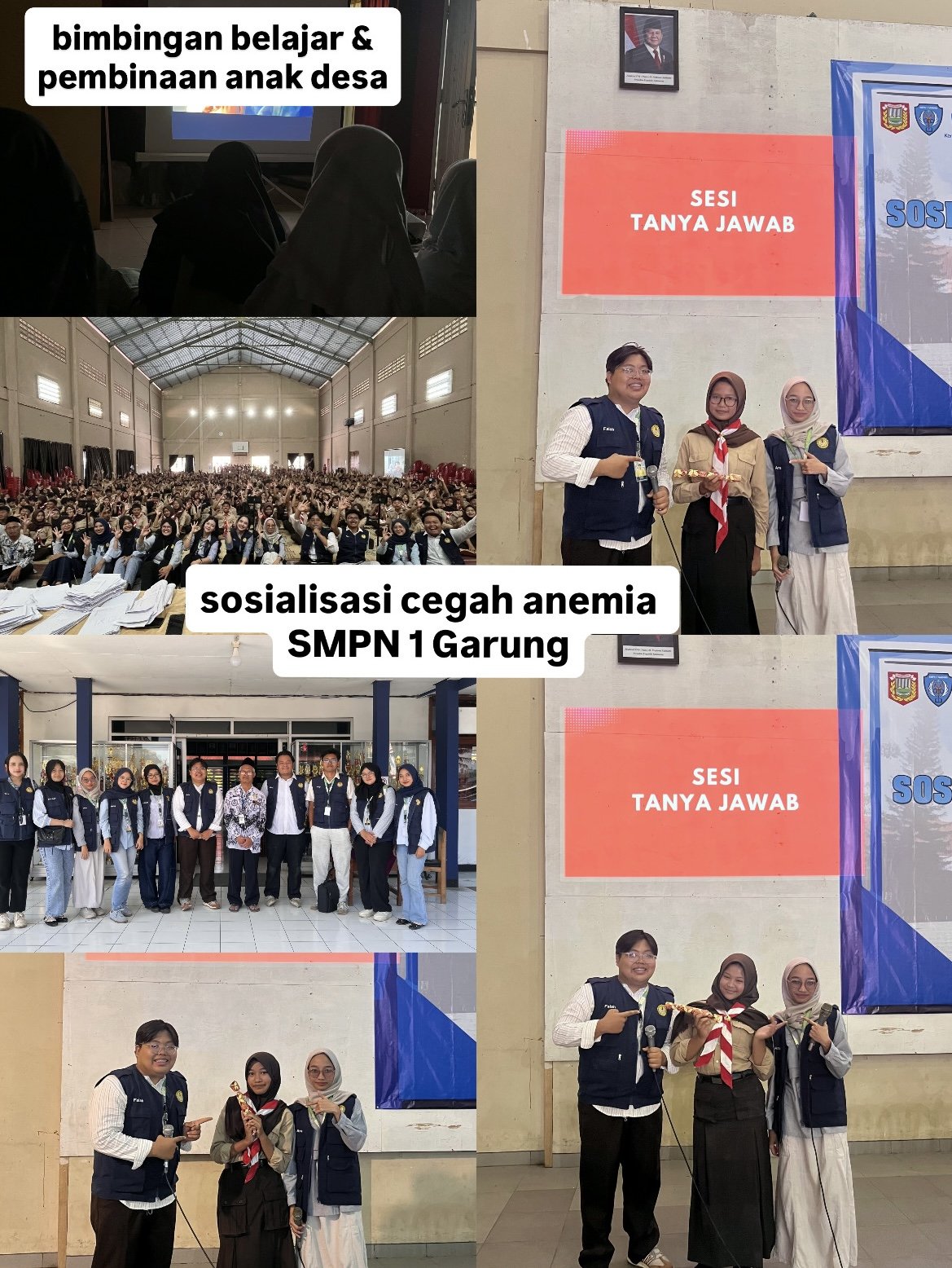 #Day 31 KKN Siwuran 2026 "Sosialisasi cegah Anemia & Pembagian Tablet Tambah Darah bagi Siswa-Siswi SMP Negeri 1 Garung dan Bimbingan Belajar"