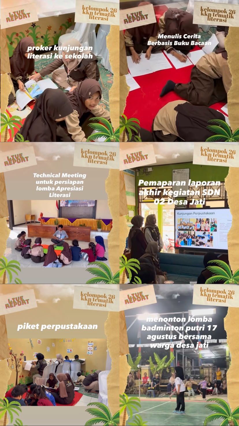Kegiatan hari ke-31 KKN Literasi Kelompok 26
