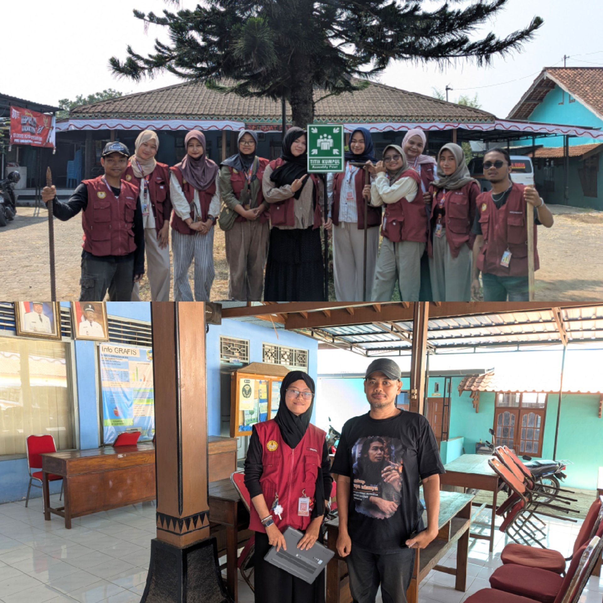Pemasangan Plang Titik Kumpul, Finalisasi Website Digitalisasi Arsip, dan Penyelesaian Buku DESTANA