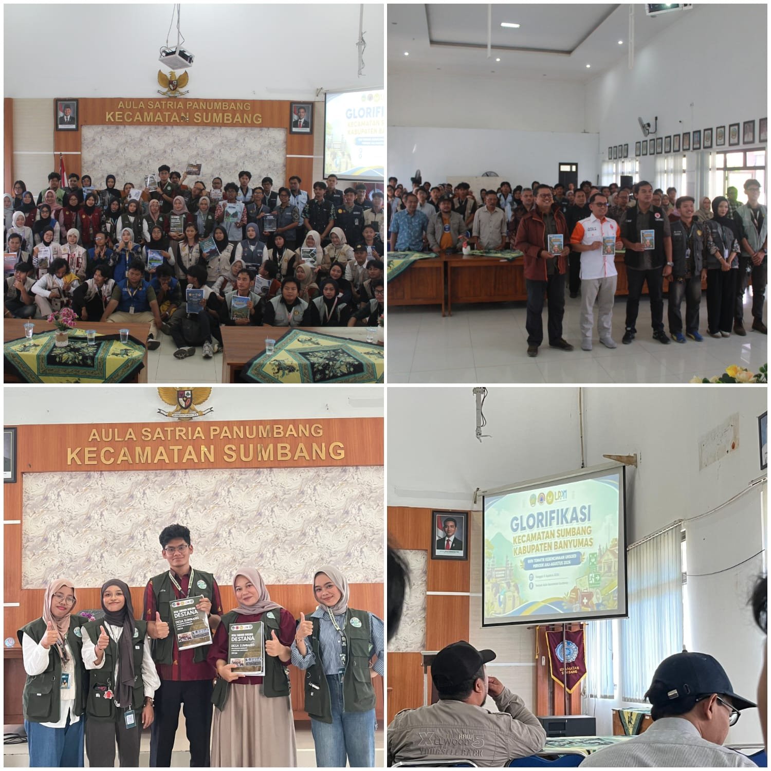 Pengesahan Destana  bersama BPBD dan Seluruh Mahasiswa KKN Kecamatan Sumbang