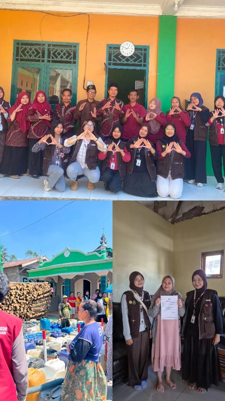 Sosialisasi PHBS dan Pemilahan Sampah di MI Bina Ilmu Gunungjaya, Relawan Pembagian Air Bersih di Belik, dan Penyerahan NIB kepada pelaku UMKM.