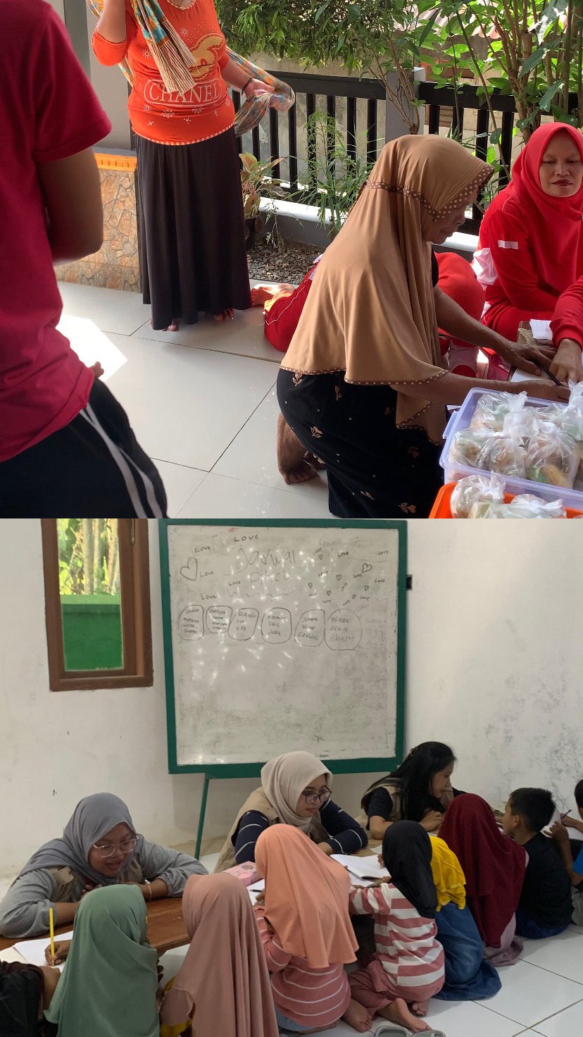 Posyandu di Dusun 2 Karangbawang dan Bimbingan Belajar