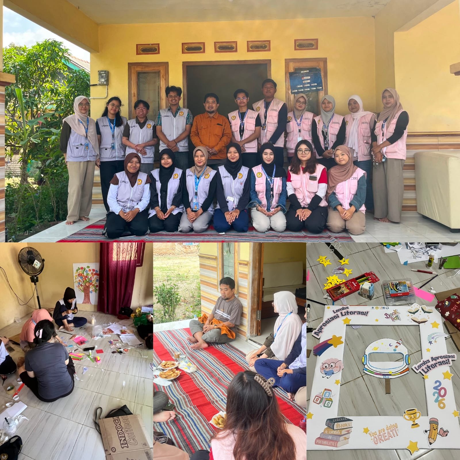 DAY 32 | KKN-L 36 Grugu Terima Kunjungan DPL dan Fokus Persiapkan Proker "Apresiasi Literasi"