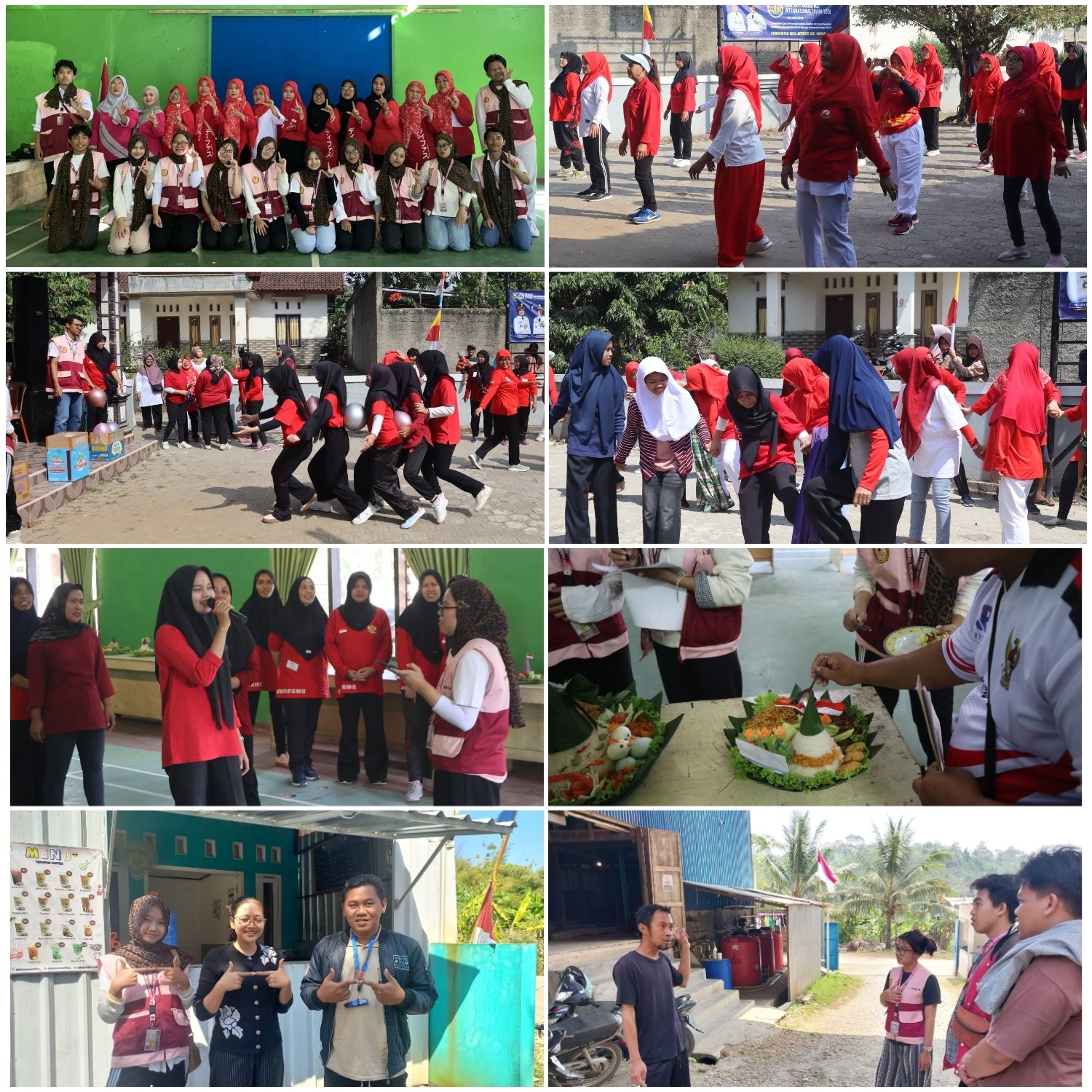 DAY 32: Senam Germas, Partisipasi dalam Kegiatan Lomba Kemerdekaan, Pendampingan Pembuatan Sertifikat halal, dan Pendampingan Bidang Peternakan