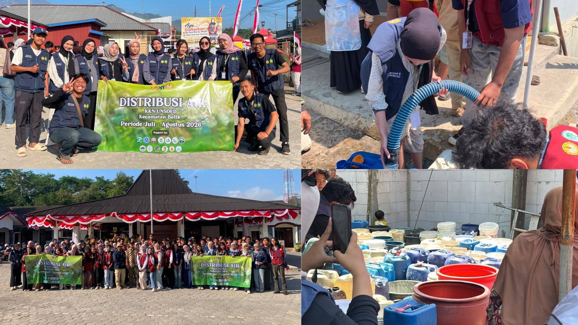 Program Kerja KKN Kecamatan Belik Distribusi Air Bersih